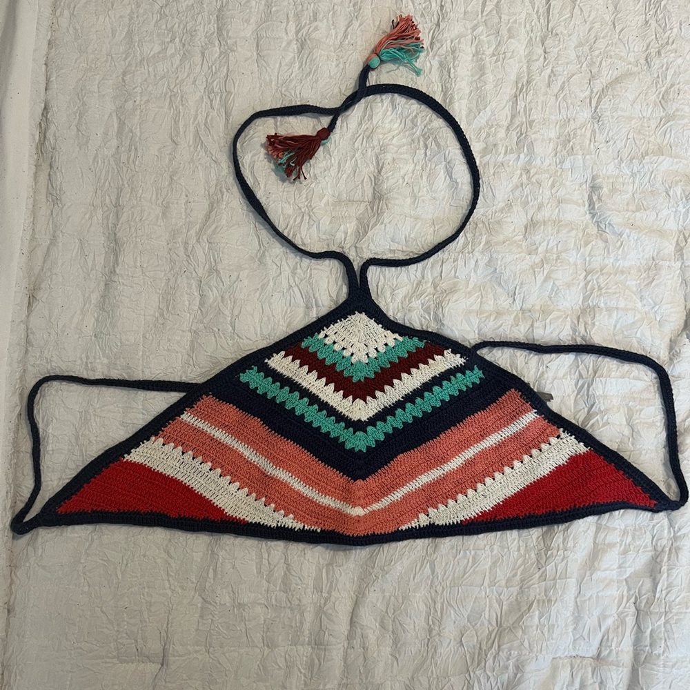 Aerie crop top halter top